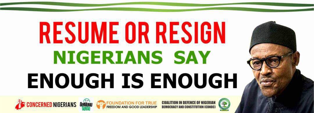 Buhari Resume or Resign as President