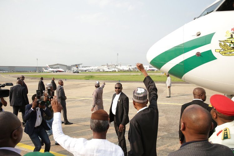 Buhari returns to Nigeria