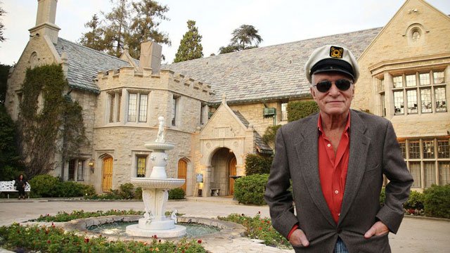 Hugh Hefner Playboy Mansion