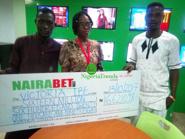 Nigerian woman wins 16m naira on Nairabet
