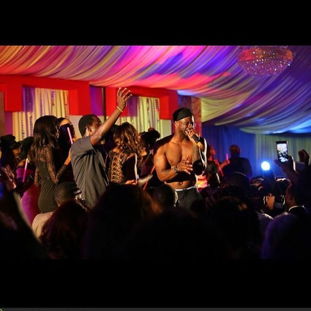 Peter Okoye performs in Abuja